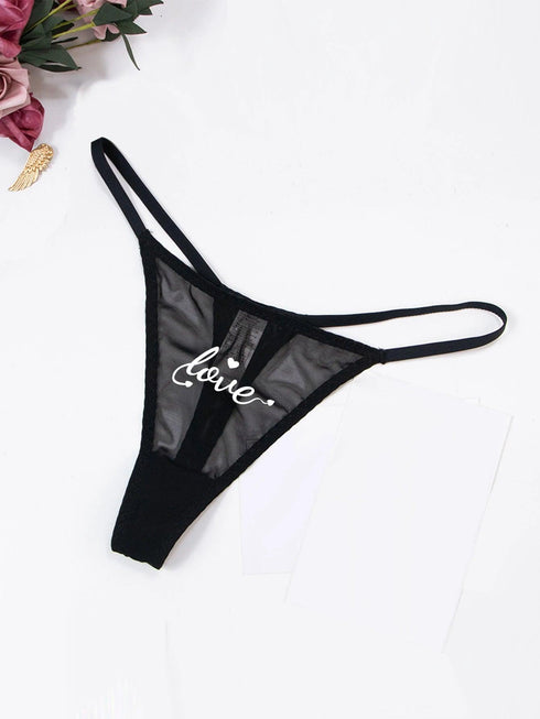 Lick Me Mesh Panties